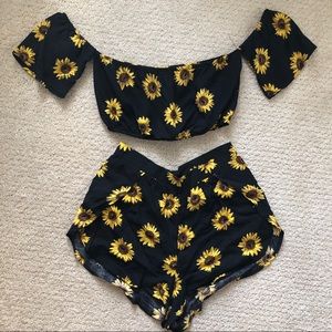 sunflower matching set